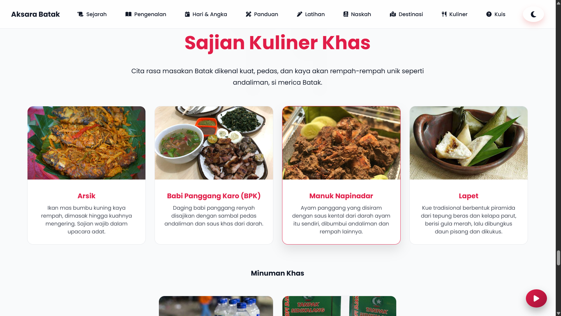 Website Aksara Batak