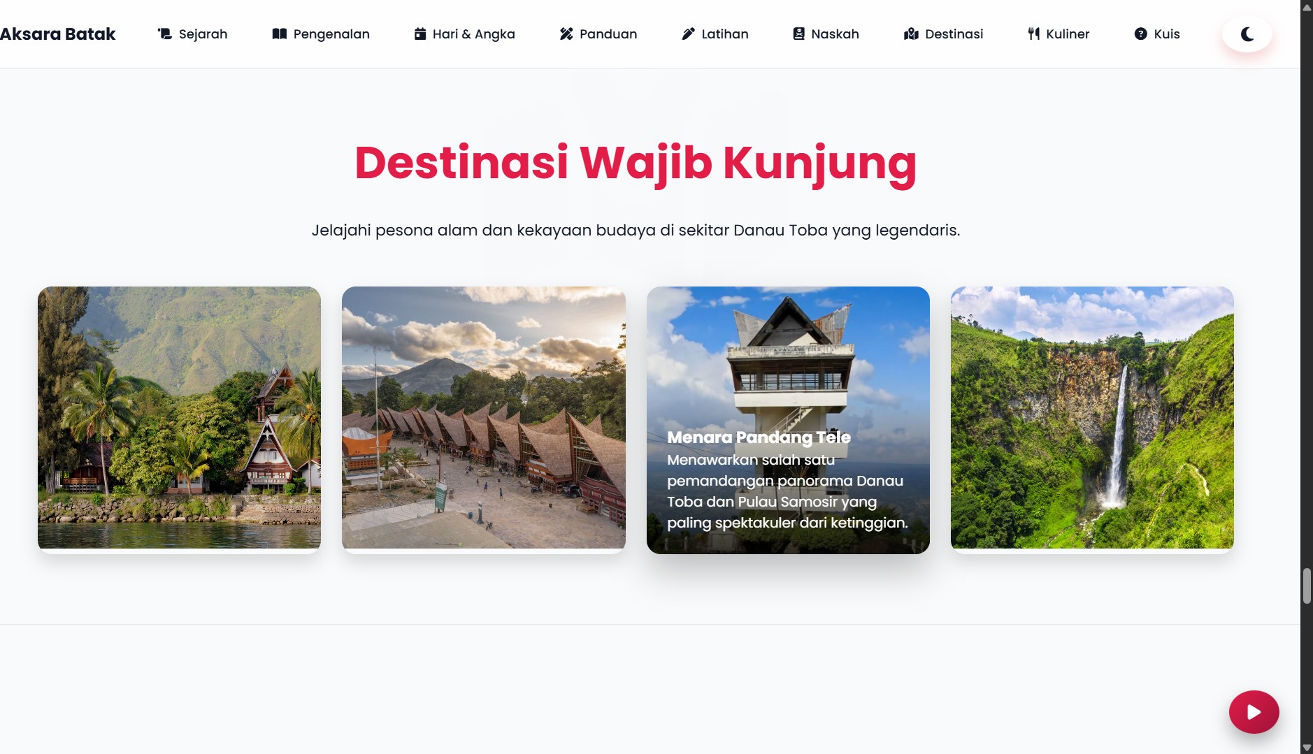 Website Aksara Batak