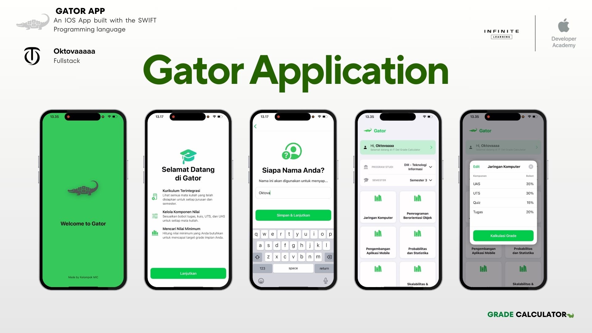 Gator (Grade Calculator Application)
